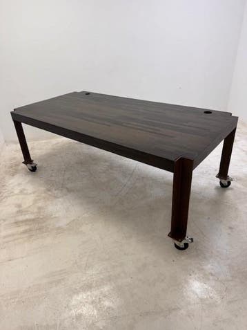 Linteloo Ulukyu (thuiswerk)bureau/ vergadertafel op wielen, Vergader- of Presentatieruimte, Ophalen of Verzenden, Gebruikt, Tafel