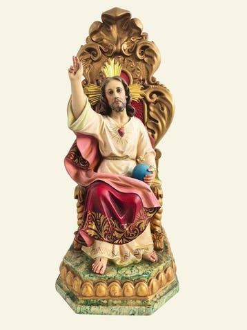 Religieuze en spirituele objecten (2) - Hout - 1940-1950 -