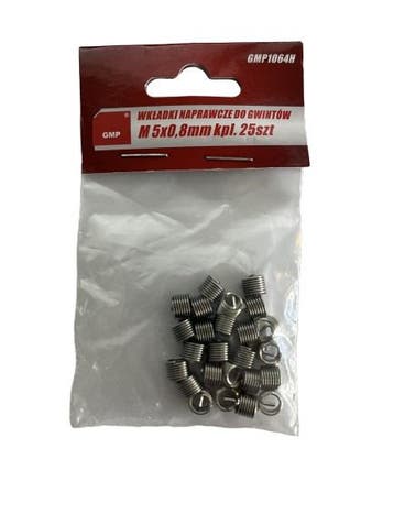 Helicoil Set - 25 Stuks - M5x0.8mm - Helicoils - Draadinsert, Ophalen of Verzenden, Nieuw