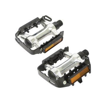 Dresco Pedalen MTB Metaal Chroom/Zwart, Verzenden, Nieuw