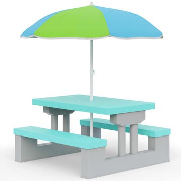 Picknicktafel voor Kinderen Munt met Parasol, Verzenden, Nieuw