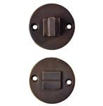 Toiletgarnituur Jolie rond 52 mm antiek brons, Verzenden, Nieuw