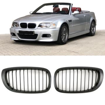 Grille glans zwart geschikt voor BMW E46 Coupé Und Cabriolet