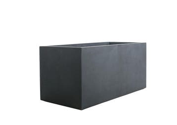 Plantenbak Fiberclay 79x39x39 cm Antraciet, Tuin en Terras, Bloembakken en Plantenbakken, Verzenden, Nieuw