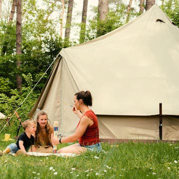 Bell Tent 6m Premium | €400 korting | Nieuw, Caravans en Kamperen, Tenten, Ophalen of Verzenden, Nieuw, Tot en met 6