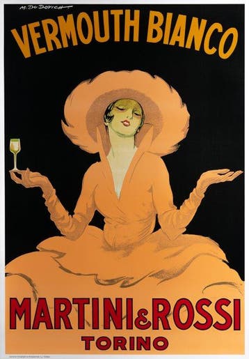 Marcello Dudovich - Vermouth Bianco - Martini & Rossi -
