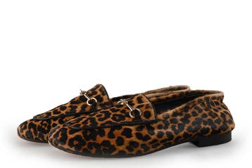 Manfield Loafers in maat 40 Panter, Overige kleuren, Verzenden, Overige typen, Zo goed als nieuw