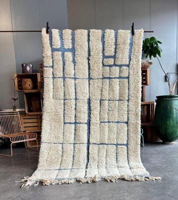 Marokkaans Berber Beni Ourain woltapijt - Vloerkleed - 270, Nieuw