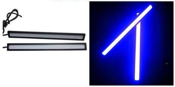 17CM LED - DRL - Blauw - 12 volt, Ophalen of Verzenden