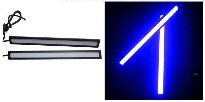 17CM LED - DRL - Blauw - 12 volt, Auto diversen, Tuning en Styling, Ophalen of Verzenden