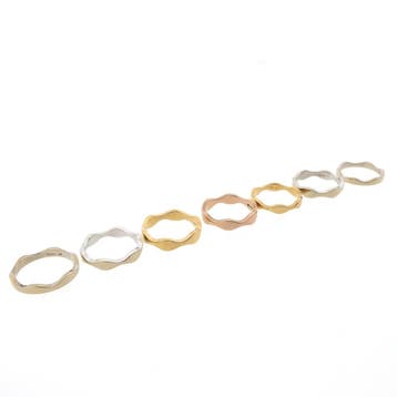 Gouden ring set, Gebruikt, Ophalen of Verzenden, 17 tot 18, Dame