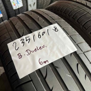 2 x Bridgestone Dueler 235-60-18 Zomerbanden 6mm, 18 inch, Gebruikt, Ophalen of Verzenden, 235 mm