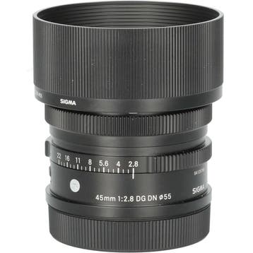 Sigma 45mm f/2.8 DG DN Contemporary Leica L CM7031, Ophalen of Verzenden, Gebruikt, Standaardlens