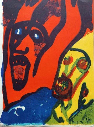 Bengt Lindström (1925-2008) - Violent red