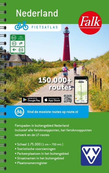 9789028705999 Falk VVV Fietsatlas Nederland, Verzenden, Nieuw