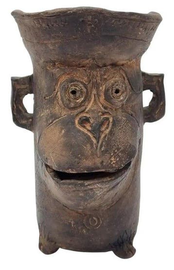 Harm Kamerling Onnes - Beeld, Aap - 17.5 cm - Terracotta,
