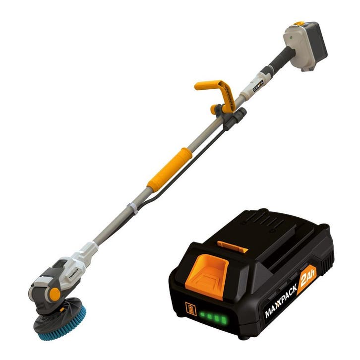 Batavia Elektrische Dekwasborstel Twin Brush met 2Ah Lithium, Watersport en Boten, Accessoires en Onderhoud, Nieuw, Ophalen of Verzenden