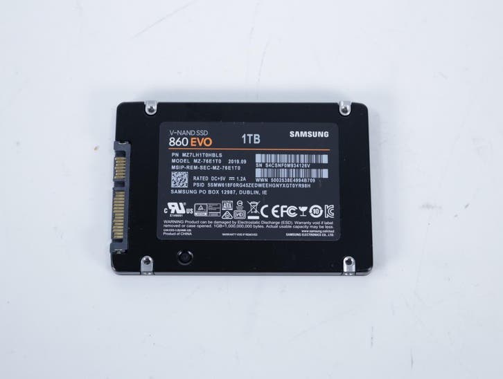 [RETOURDEAL] 860 EVO 1TB SSD [Tweedekansje] - SSD, Computers en Software, Harde schijven, Ophalen of Verzenden