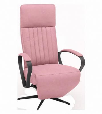 Relaxfauteuil Heukelum - relaxfauteuils - Roze, Nieuw, Stof