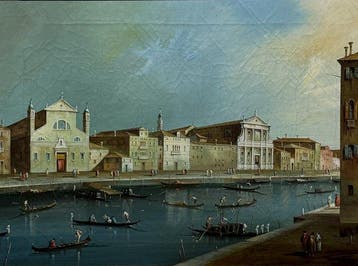 École Italienne (c. 1930) - Il Canal Grande con Santa Lucia