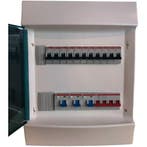 ABB groepenkast IP41 11 groepen, 3 aardlekschakelaars, 1, Ophalen of Verzenden, Nieuw
