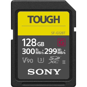 Sony 128GB SF-G Tough UHS-II SDXC, Ophalen of Verzenden, Nieuw, Overige typen, Sony