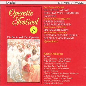 Various - Die Bunte Welt Der Operette; Querschnitt Von Wiene, Ophalen of Verzenden, Gebruikt
