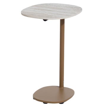 Sofie bijzettafel 35x30xH50 cm amber 4 Seasons Outdoor, Tuin en Terras, Tuintafels, Ophalen of Verzenden, Nieuw
