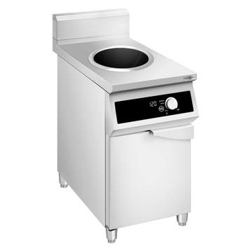 GGM Gastro | Inductie woktafel - 5 kW - 1 kookzone | IDWB400, Verzenden, Nieuw, Inbouw