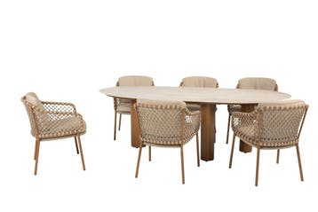 Estate Martinique dining tuinset 240x105xH75 cm 7 delig, Ophalen of Verzenden, Nieuw