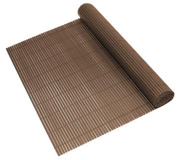 Flexibele tuinscherm Hidden balkonscherm PVC 90x300 cm bruin, Verzenden, Nieuw
