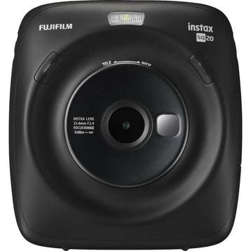 Fujifilm Instax Square SQ20 Instant Camera - Zwart (In doos), Verzenden, Zo goed als nieuw