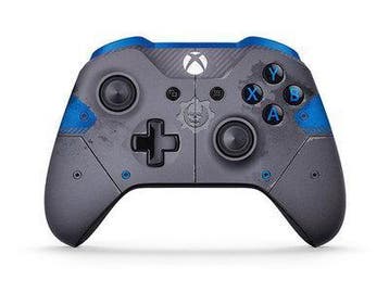 Xbox One S Controller - Zwart - Gears of War 4 Limited, Ophalen of Verzenden, Zo goed als nieuw