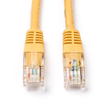 Netwerkkabel | Cat5e U/UTP | 30 meter (Geel), Verzenden, Nieuw