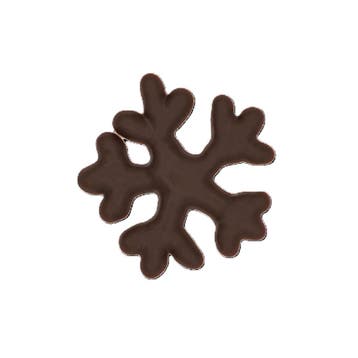 Callebaut Chocoladedecoratie Sneeuwvlok Klein Puur 192st., Verzenden, Nieuw