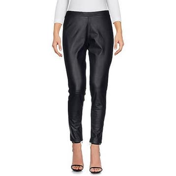 Twinset • zwarte pantalon in leer en stof • XS, Twinset, Verzenden, Zwart, Nieuw