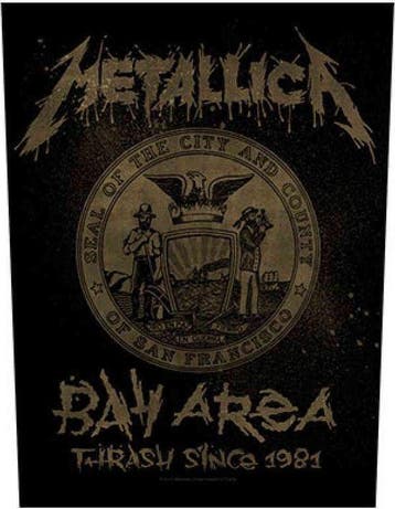 Metallica - Bay Area Thrash - Rugpatch officiële merchandise, Ophalen of Verzenden, Nieuw, Kleding