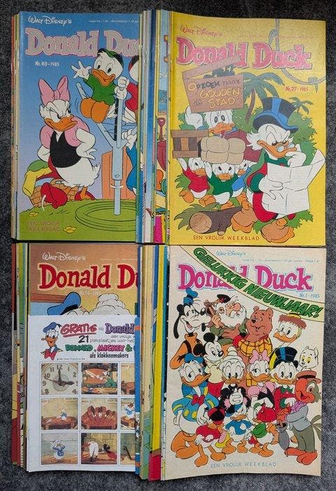 Donald Duck - Compleet jaargang 1985 - 52 Stripweekbladen, Verzamelen, Disney