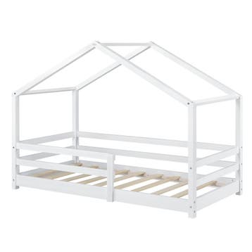 [en.casa] Kinderbed Knätten huisbed met uitvalbeveiliging 70, Verzenden, Nieuw