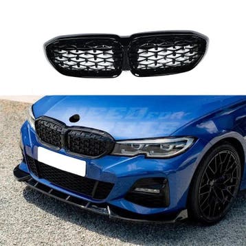 Diamond Grille Voor BMW 3 Series G20/G21 Pre-LCI – M, Auto-onderdelen, Ophalen of Verzenden, Nieuw