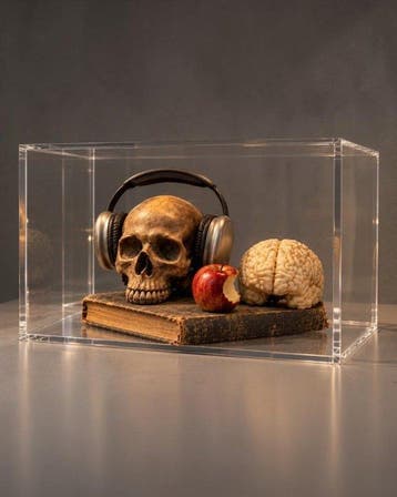 Montecristo - sculptuur, The sound of the Vanitas - 30 cm -, Antiek en Kunst