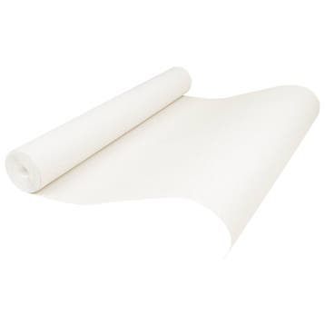 vidaXL 3D Vast Behang Gestreept Crèmewit 10 x 0,53 m, Huis en Inrichting, Stoffering | Behang, Verzenden, Wit