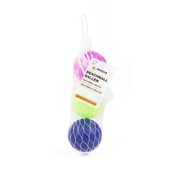 Benson Set beachball ballen - Ø 38 mm - roze, groen, blau.., Ophalen of Verzenden, Nieuw