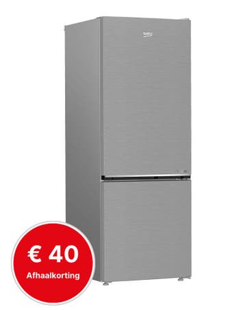 BEKO B7RCNE567HXB1 Koel-vriescombinatie zilver, Witgoed en Apparatuur, Koelkasten en IJskasten, Verzenden, Nieuw