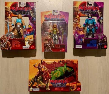 Mattel - Action figure 4x Masters of the Universe [Teela,
