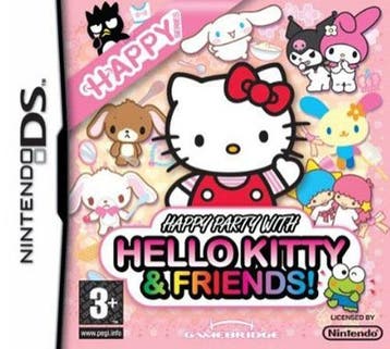 Feestpret met Hello Kitty en Vrienden (DS) 3DS, 1 speler, Ophalen of Verzenden, Zo goed als nieuw