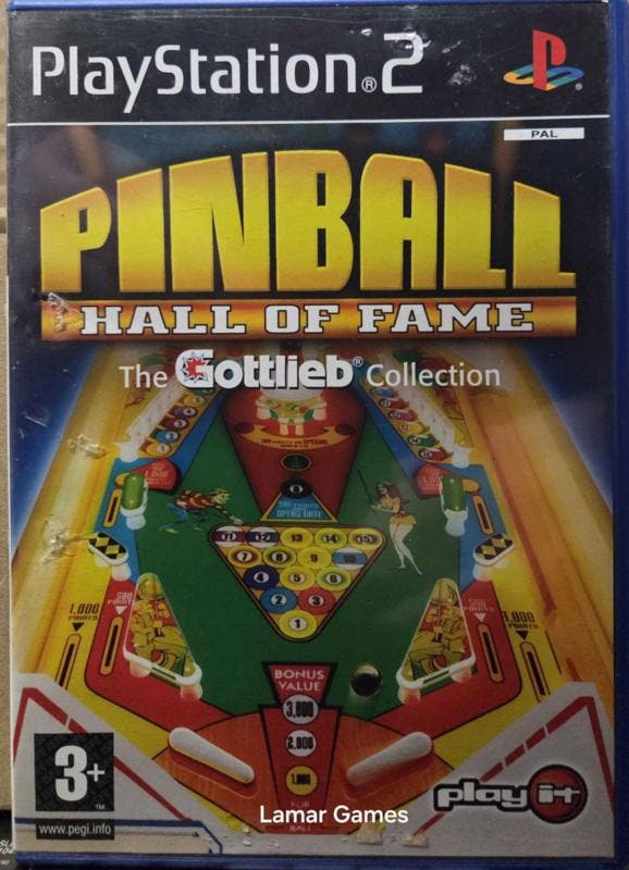 Pinball Hall of Fame the gottlieb collection (ps2 used game), Spelcomputers en Games, Games | Sony PlayStation 2, Zo goed als nieuw