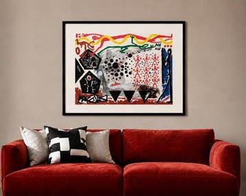 A.R. Penck (1939–2017) - Ereignis in NY II, 1983 -, Antiek en Kunst