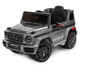 Mercedes G63 AMG, 12 volt kinderauto met Lithium accu, rubbe, Ophalen of Verzenden, Nieuw