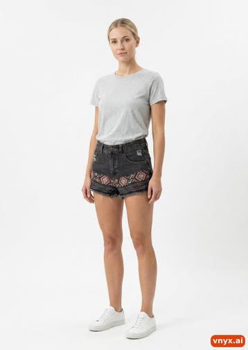 I-ORDER Korte broeken Dames maat L Zwart Vintage, Ophalen of Verzenden, Nieuw